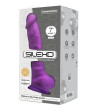 SILEXD - MODÈLE 1 PÉNIS RÉALISTE PREMIUM SILEXPAN SILICONE VIOLET 17.5 CM