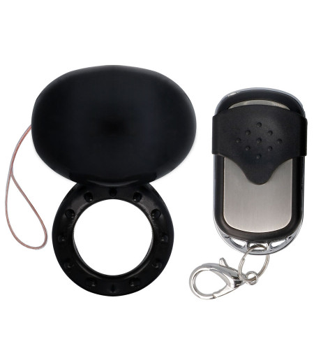 SPIRIT - VIBRATING TELECOMMANDE COCK RING NOIR