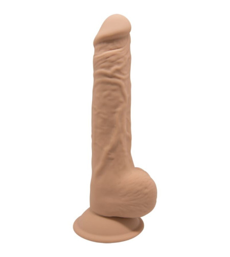 SILEXD - MODÈLE 1 PÉNIS RÉALISTE PREMIUM SILEXPAN SILICONE CARAMEL 24 CM