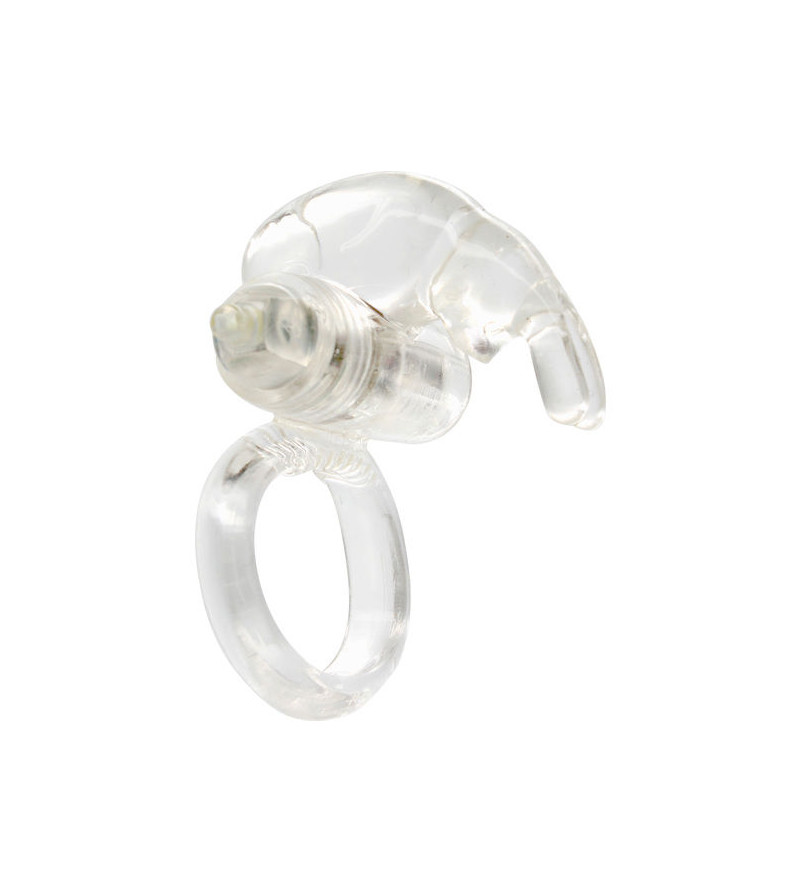 SEVEN CREATIONS - ANNEAU VIBRATEUR EN SILICONE TRANSPARENT