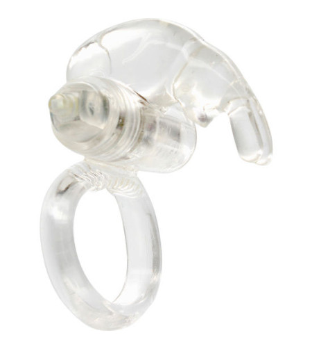 SEVEN CREATIONS - ANNEAU VIBRATEUR EN SILICONE TRANSPARENT