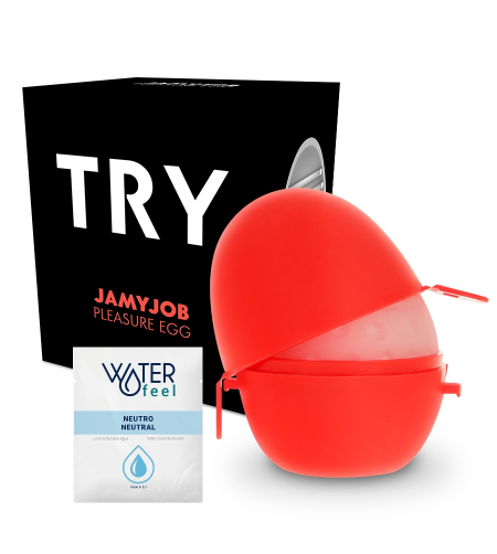 JAMYJOB - MASTURBATEUR EGG NOIR VERSION DISCRETT