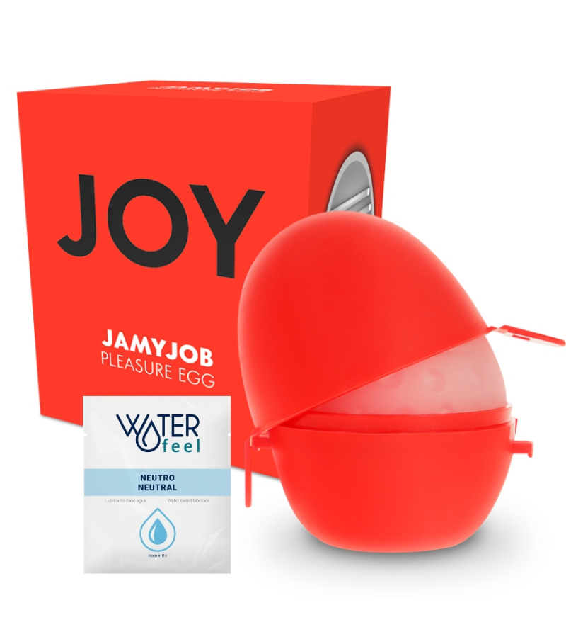 JAMYJOB - EGG MASTURBATEUR ROUGE VERSION DISCRETT