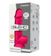 SILEXD - MODÈLE 1 PÉNIS RÉALISTE PREMIUM SILEXPAN SILICONE FUCHSIA 21.5 CM