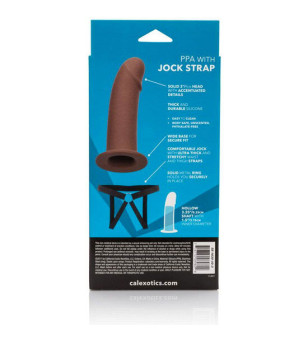 CALEXOTICS - PPA AVEC JOCK STRAP MARRON