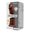 SILEXD - MODÈLE 2 PÉNIS RÉALISTE PREMIUM SILEXPAN SILICONE MARRON 23 CM