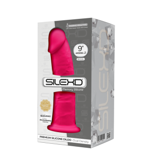 SILEXD - MODÈLE 2 PÉNIS RÉALISTE PREMIUM SILEXPAN SILICONE FUCHSIA 23 CM