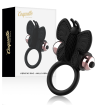 COQUETTE CHIC DESIRE - COCKRING PAPILLON AVEC VIBRATEUR NOIR/ OR