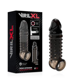 VIRILXL - EXTENSION ET GAINE DE PÉNIS V11 NOIR