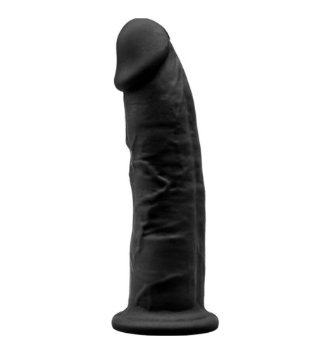 SILEXD - MODÈLE 2 PÉNIS RÉALISTE PREMIUM SILEXPAN SILICONE NOIR 15 CM