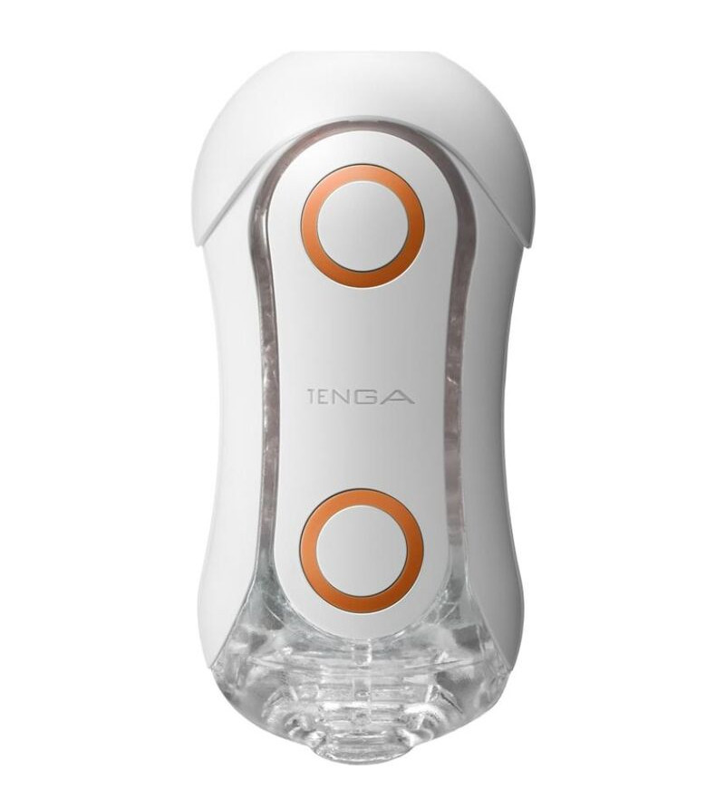 TENGA - MASTURBATEUR FLIP ORB STRONG CRASH BLANC ET ORANGE