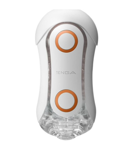 TENGA - MASTURBATEUR FLIP ORB STRONG CRASH BLANC ET ORANGE