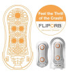 TENGA - MASTURBATEUR FLIP ORB STRONG CRASH BLANC ET ORANGE