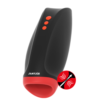 JAMYJOB - MASTURBATEUR NOVAX AVEC VIBRATION ET COMPRESSION