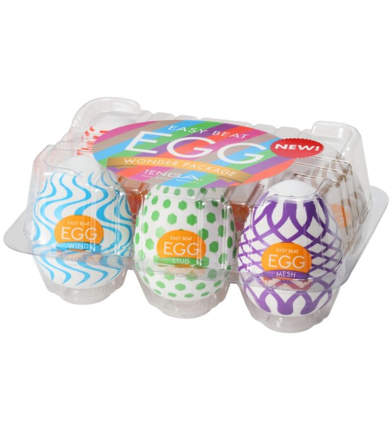 TENGA - WONDER EGG MASTURBADORE PACK 6 UNITÉS