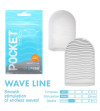 TENGA - MASTURBATEUR DE POCHE WAVE LINE