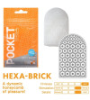 TENGA - POCHE MASTURBATEUR HEXA BRIQUE