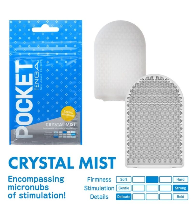 TENGA - MASTURBATEUR DE POCHE CRYSTAL MIST