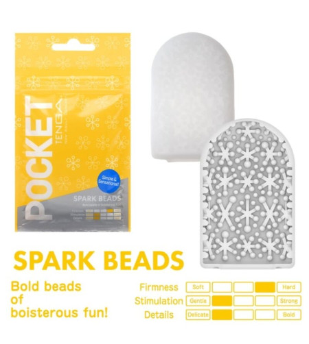 TENGA - MASTURBATEUR DE POCHE SPARK BEARDS