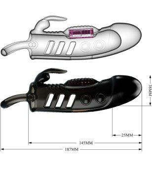 PRETTY LOVE - GAINE PÉNISIENNE SLOANE LAPIN NOIR