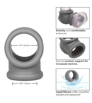 CALEXOTICS - BAGUE ALPHA PRECISION GRIS