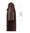 FANTASY X- TENSIONS - PIPEDREAMS SLEEVE 22,86 CM + 7,62 CM PLUG BROWN