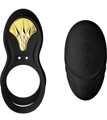 ZALO - BAGUE VIBRANTE COUPLES BAYEK NOIR