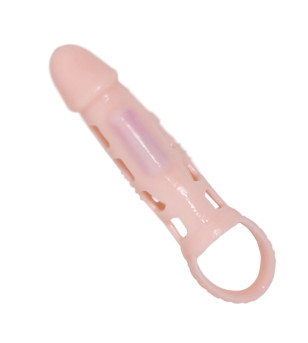 PRETTY LOVE - HOUSSE DEXTENSION DE PÉNIS HARRISON AVEC VIBRATION ET SANGLE 13.5 CM