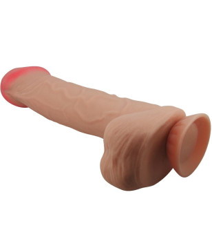 PRETTY LOVE - SÉRIE SLIDING SKIN GODE RÉALISTE AVEC VENTOUSE SLIDING SKIN FLESH 26 CM