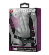 PRETTY LOVE - VITO STRAP ON AVEC GODE CREUX ET VIBRATION 17.3 CM