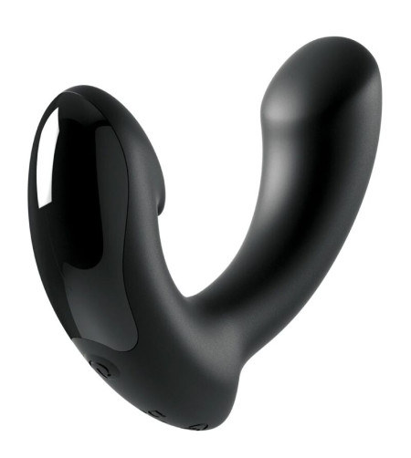 SIR RICHARDS - MASSEUR DE PROSTATE POINT P EN SILICONE NOIR