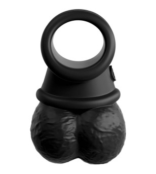 KING COCK - ELITE ANNEAU AVEC TESTICULE SILICONE