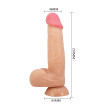 PRETTY LOVE - SÉRIE SLIDING SKIN GODE RÉALISTE AVEC VENTOUSE SLIDING SKIN 21,8 CM