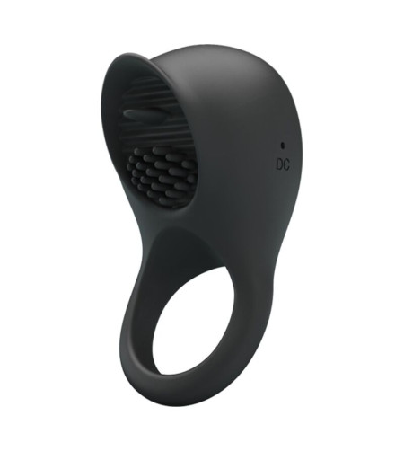 PRETTY LOVE - ANNEAU PÉNIS VIBRANT AVEC LANGUE NOIRE