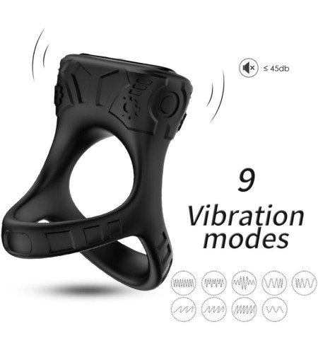 ARMONY - ANNEAU VIBRATEUR  MULTIPOSITION NOIR