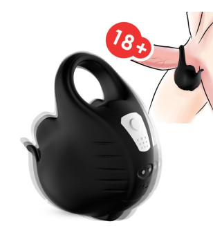 ARMONY - ANNEAU VIBRATEUR À VENTOUSES TÉLÉCOMMANDE NOIR