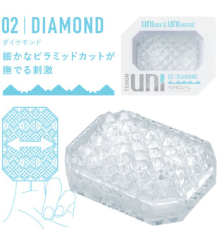 TENGA - DÉ  DÉS MASTURBATEUR UNI DIAMANT