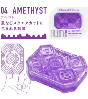 TENGA - DÉ  DÉS MASTURBATEUR UNI AMETHYSTE