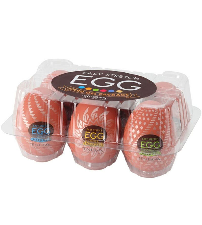 TENGA - OEUF MASTURBATEUR DUR PACK 6 UNITÉS