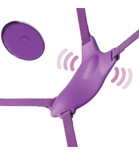 FANTASY FOR HER - HARNAIS PAPILLON VIBRANT, RECHARGEABLE  TÉLÉCOMMANDE VIOLET