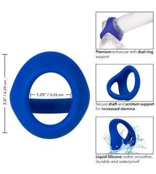CALEXOTICS - ADMIRAL COCK BALL DOUBLE ANNEAU BLEU