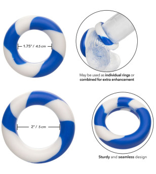 CALEXOTICS - ADMIRAL ENSEMBLE 2 ANNEAUX PÉNIS