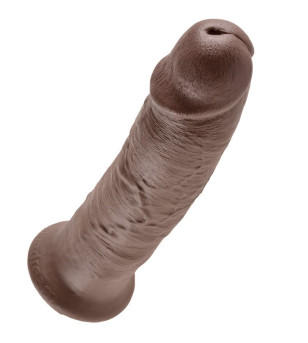 KING COCK - 10 GODEUE MARRON 25.4 CM