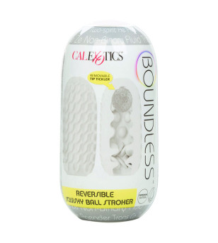 CALEXOTICS - BOUNDLESS RÉVERSIBLE SQUISHY BALL STROKE JAUNE