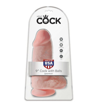 KING COCK - PÉNIS RÉALISTE CHUBBY 23 CM
