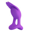 PRETTY LOVE - SILAS ANNEAU PÉNIS VIBRANT 7 VIBRATIONS SILICONE VIOLET