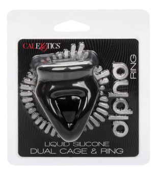 CALEXOTICS - ALPHA BAGUE DUAL CAGE NOIR
