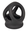 CALEXOTICS - ALPHA BAGUE DUAL CAGE NOIR