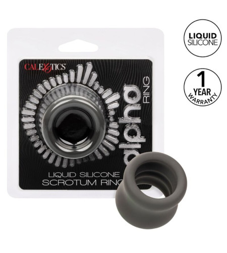 CALEXOTICS - ALPHA ANNEAU DÉTIREMENT DU SCROTUM NOIR