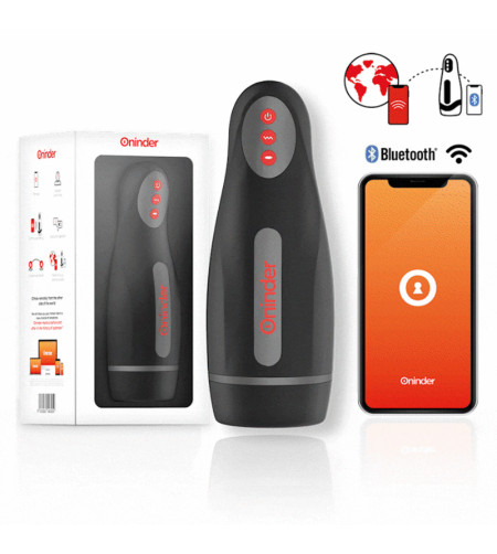 ONINDER - MASTURBATEUR MASCULIN RECHARGEABLE SEOUL 10 VITESSES - APPLICATION GRATUITE